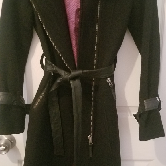 long black wool coat - Picture 2 of 3